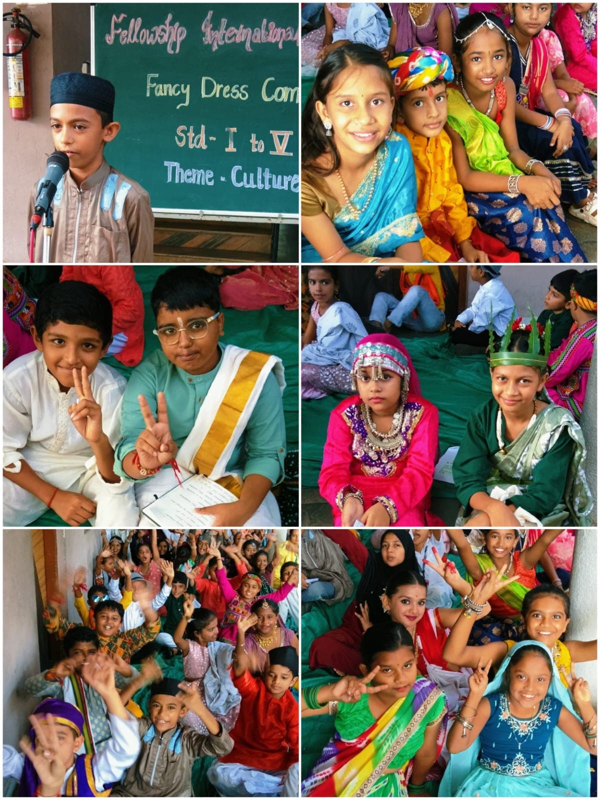 FIS students celebrating culture day